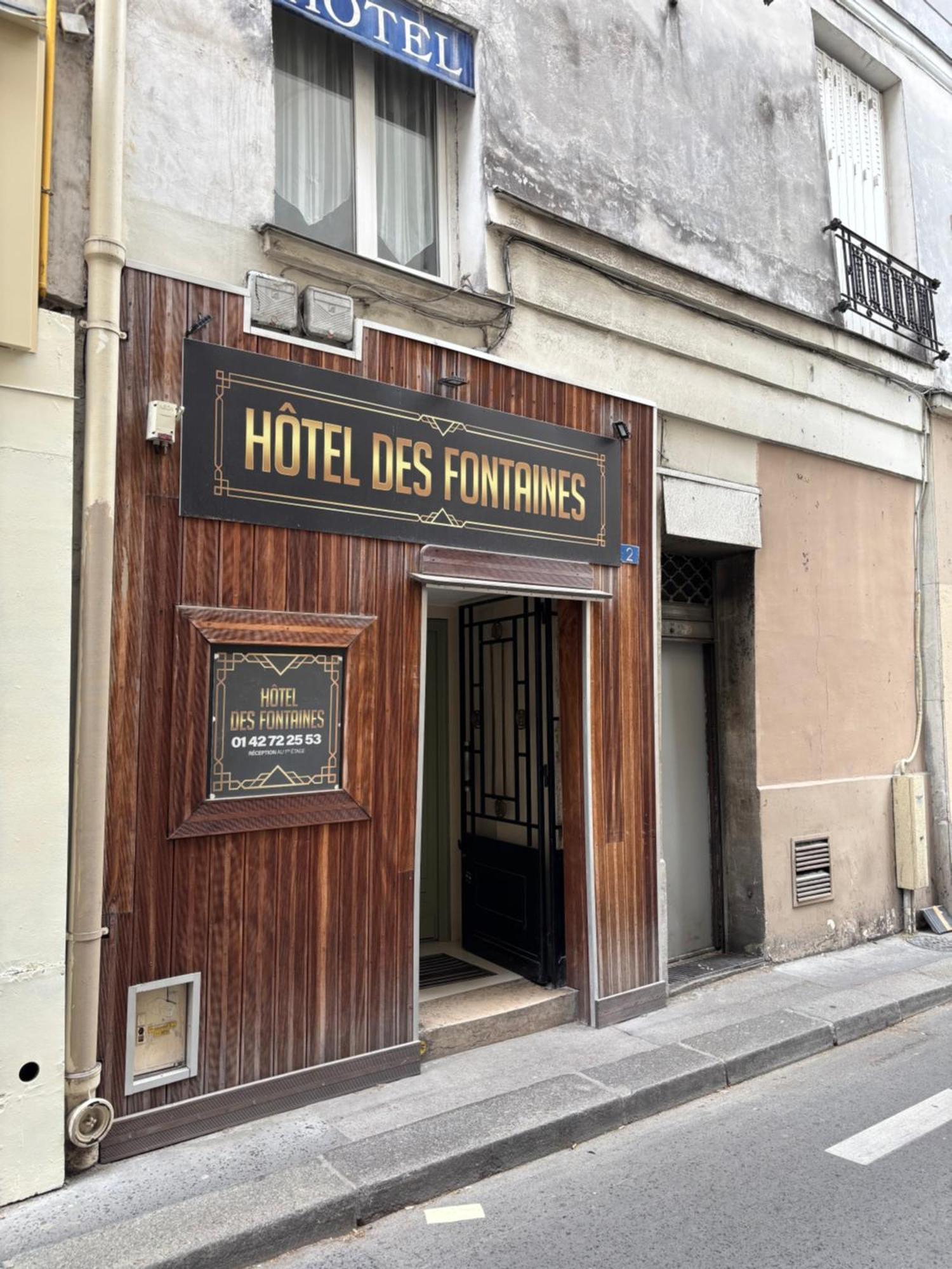 Hotel Des Fontaines Paris Dış mekan fotoğraf